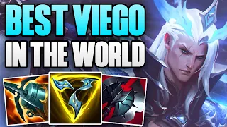 RANK 1 VIEGO IN THE WORLD SOLO CARRY GAMEPLAY! | CHALLENGER VIEGO JUNGLE GAMEPLAY | Patch 13.13 S13