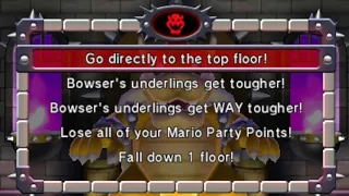 What happens in Bowser's Tower if you get "Skip to Top Floor"? (Mario Party Island Tour)