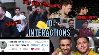 One Direction interactions during hiatus