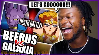 DEATH BATTLE! | Beerus VS Sailor Galaxia (Dragon Ball VS Sailor Moon) | DEATH BATTLE!