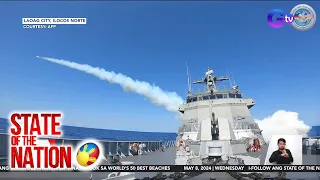 Lumang oil tanker, pinalubog sa Balikatan Exercises | SONA