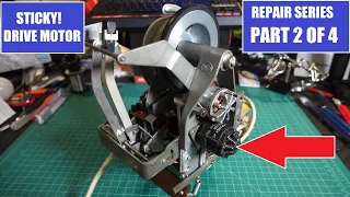 NSM 45 rpm mech repair (PART 2) sticky/gummed up drive motor