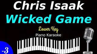 Chris Isaak - Wicked Game (Piano Karaoke) Lower Key