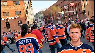 Edmonton Oilers 2022 Stanley Cup Playoffs Experience (Playoff Fans Atmosphere in Edmonton)