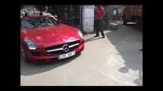 Mercedes SLS AMG in Mumbai.