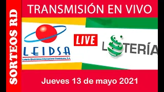 LEIDSA y Lotería Nacional en vivo / Jueves 13 de mayo 2021 8:55 P.M