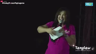 Sharon Cuneta shares powerful speech in Leni-Kiko Laguna Rally