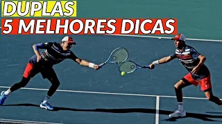 AS 5 MELHORES DICAS PARA OS JOGOS DE DUPLAS NO TÊNIS