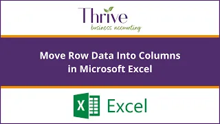 How to Easily Move Row Data into Columns in Microsoft Excel