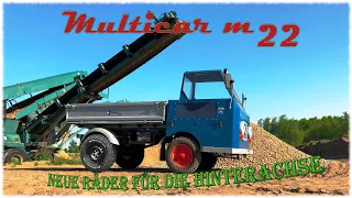 Multicar M22 | 🛞 Neue Räder für die Hinterachse 🛻