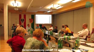 Gemeinderatssitzung Lieboch 7/8 10.9.2019