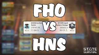 NICE FIGHT! 😊 - GROUP 1 MATCH UP - DOOMSDAY OPEN 👊 FHO vs HNS | STATE OF SURVIVAL👌