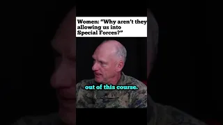 Why aren't women in special forces