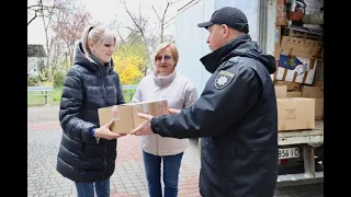 Гуманітарна допомога ТМО МВС України по Одеській області