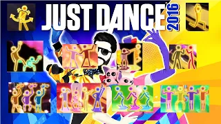 Just Dance 2016 - All Gold Moves (With Just Dance Unlimited)