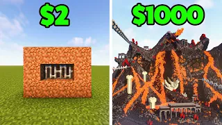 $2 vs $1000 Minecraft Prison Escape