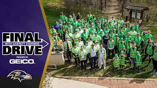 Ravens Come Together on Earth Day Project | Ravens Final Drive