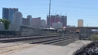 Union Pacific Stack Train Meets UP Big Boy 4014 in Las Vegas