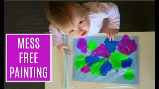 MESS FREE PAINTING FOR BABIES AND TODDLERS