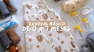 Enxoval básico, prático e funcional de 0 a 3 meses | Checklist do terceiro trimestre