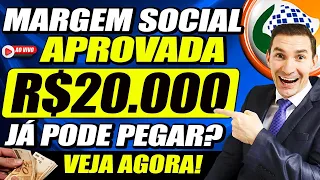 Margem Social foi aprovada para aposentados! Empréstimo margem social para TODOS: R$20 mil APROVAÇÃO