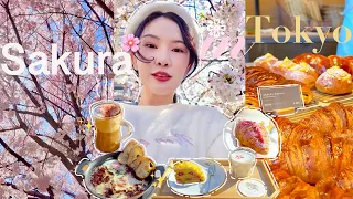 Tokyo vlog 🇯🇵 Sakura in April 🌸 Starbucks Reserve Tokyo, Meguro River, Chidorigafuchi park, Ueno Zoo