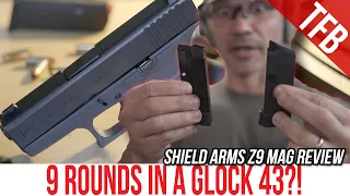 9 Rounds in a Glock 43? Shield Arms Z9 Magazine Review