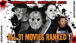 #31on31 DRUMDRUMS RANKS MICHAEL, FREDDY, AND JASON    31 MOVIES!