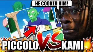 Piccolo vs Kami RAP BATTLE! (DBZ Parody) REACTION