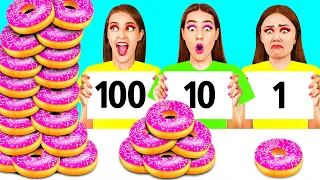 100 Couches de Nourriture Défi | Moments marrants par TeenChallenge