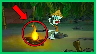 Thaddäus kann Feuer unter Wasser machen | Spongebob Fehler