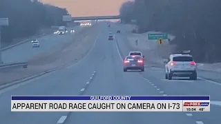 Apparent road rage incident caught on camera on I-73 in Guilford County