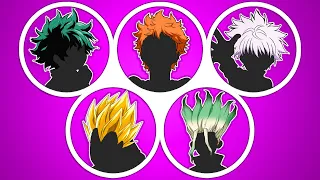 ANIME HAIRSTYLE QUIZ | Can You Guess 45 Anime Characters in 10 Minutes?