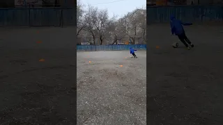 ФУТБОЛЬНАЯ ТРЕНИРОВКА ДРИБЛИНГА НА СКОРОСТИ ★ МАЛЫШ ФУТБОЛИСТ ★ FOOTBALL DRIBLING TRAINING