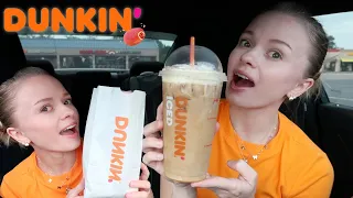 trying DUNKIN DONUTS *NEW* SUMMER MENU | review