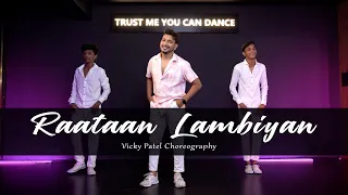 Raataan Lambiyan Dance | Vicky Patel Choreography With Tutorial