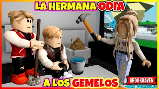 LA HERMANA ODIA A LOS GEMELOS 😱 Roblox Brookhaven rp Mini Pelicula (Historias en español con Voces)