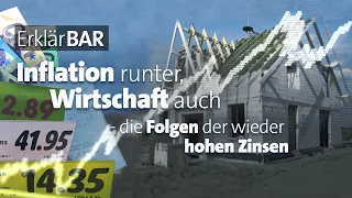 Inflation runter, Wirtschaft aber auch – die Folgen der wieder hohen Zinsen