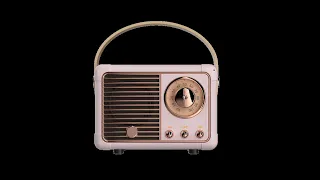 Pink Retro Bluetooth Radio Speaker