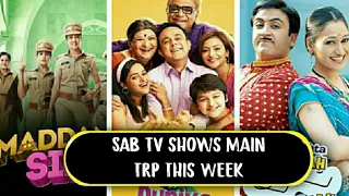 This week TRP | Madam sir | sab tv maddam sir serial | latest comedy shows sab tv