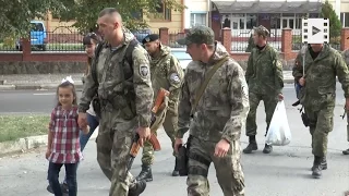 Зі служби на Донеччині повернувся  зведений загін прикарпатських поліцейських