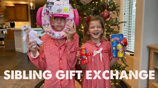 SIBLING GIFT EXCHANGE | HILARIOUS REACTIONS | GIVING BAD CHRISTMAS PRESENTS | BAD SIBLING GIFTS