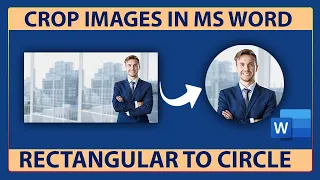 How to crop images to Circle Shape in Microsoft Word