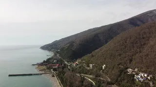 Гагра ранней весной 2021. DJI Mavic Mini.