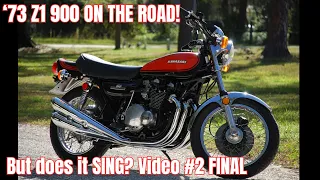 1973 Kawasaki Z1 900 (mostly) FINISHED! 4into4, jet fiddling - and IT SINGS!