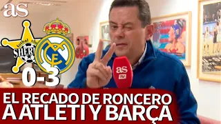 SHERIFF 0 - REAL MADRID 3 | El RECADO de RONCERO a ATLETI Y BARÇA con el REAL MADRID EN OCTAVOS | AS