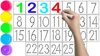 1234567890 | 123 for Kids | Numbers Coloring Page | Creative Numbers Reading and Writing Tutorial.