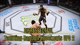 10 Minutes of Absolutely Disrespectful Ragdoll Knockouts | UFC 2 Compilation