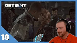 Hold On Just A Little While Longer | Detroit: Become Human | (Blind) Let's Play - Part 18 (Finale)