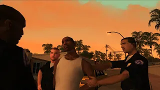 OG Grand Theft Auto San Andreas RoSA Evolved V1 Intro Big Smoke/Sweet & Kendl (First Person/HD Mods)